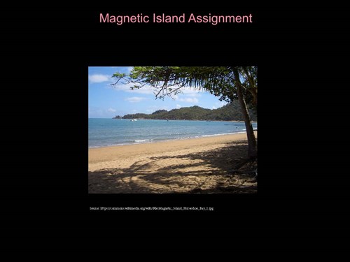 <p><span>Interconnections: Magnetic Island</span></p>